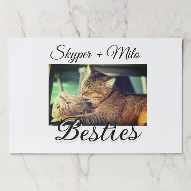 Bloc De Hojas Mascotas amigos bestias agregar nombre mascota fot (Anverso)