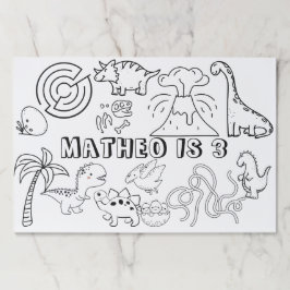 Bloc De Hojas Matrícula local de actividades de cumpleaños de di