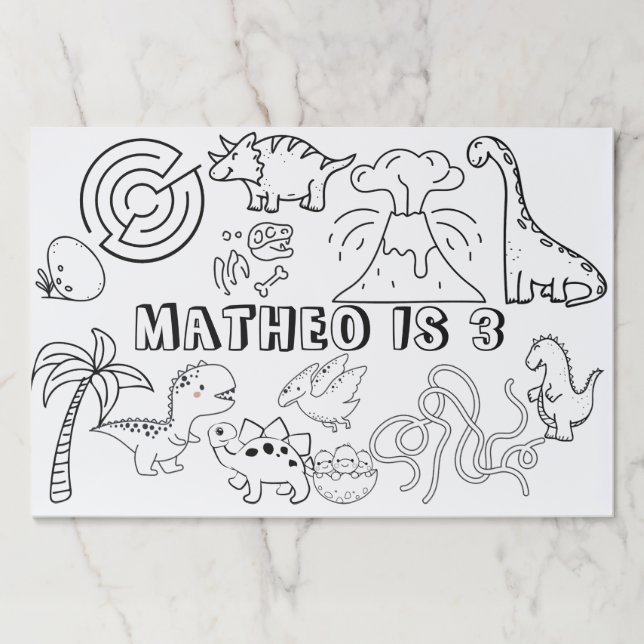 Bloc De Hojas Matrícula local de actividades de cumpleaños de di (Anverso)