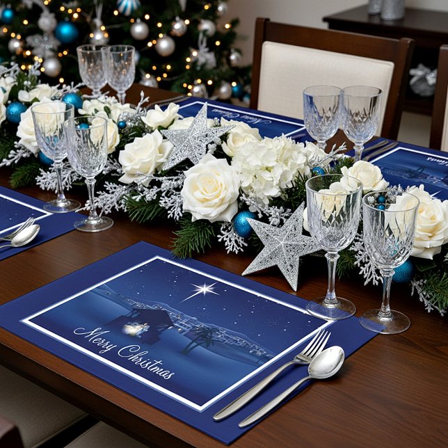 Bloc De Hojas Merry Christmas Nativity Paper Placemat (Subido por el creador)