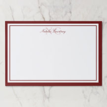 Monograma de dos bordes de guión minimalista