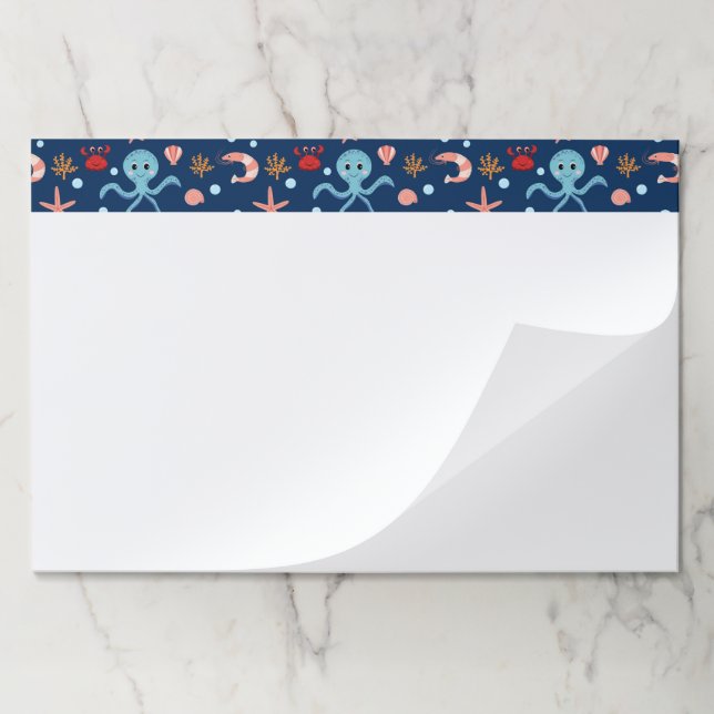 Bloc De Hojas Mundo del Mar (Plegada)