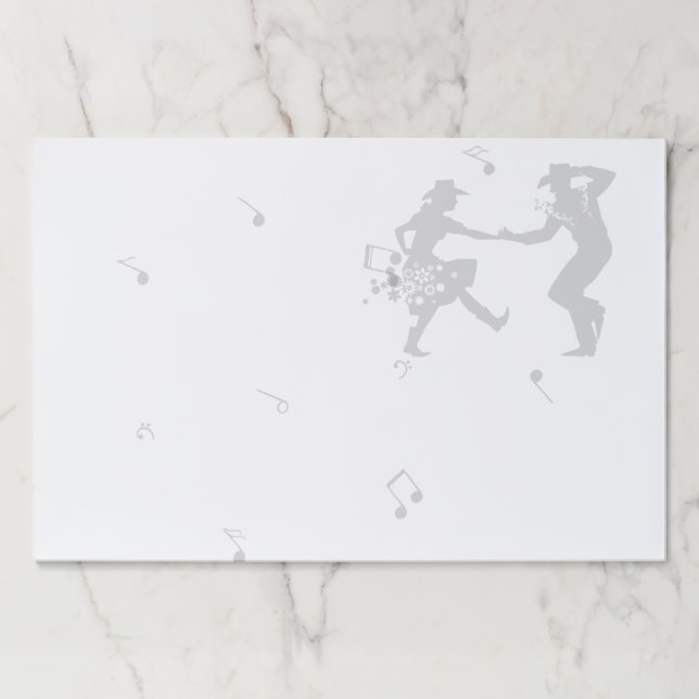 Bloc De Hojas Música country danzing (Anverso)