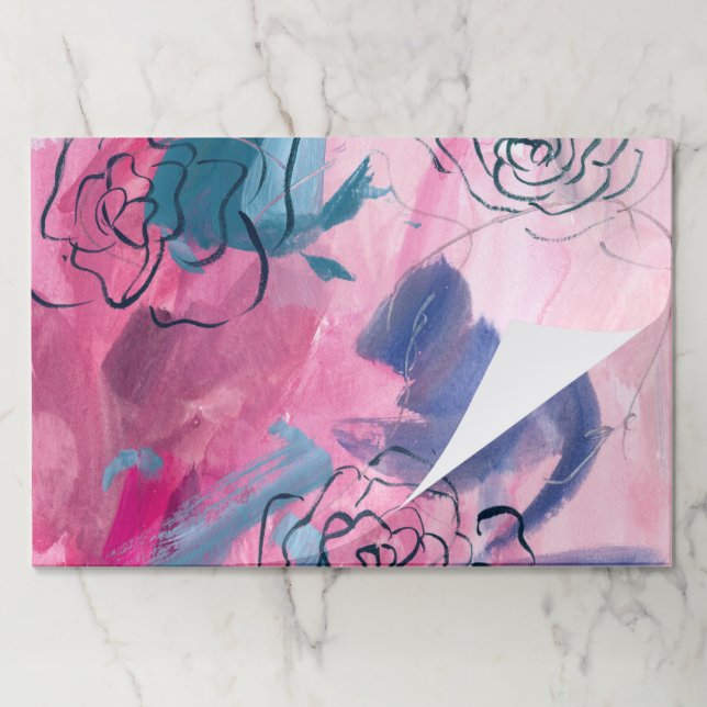 Bloc De Hojas Música interior - Esbozo floral (Plegada)