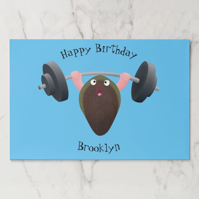 Bloc De Hojas Mussel gracioso trabajando en ilustracion personal (Anverso)