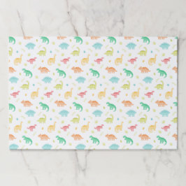 Bloc De Hojas Nacimiento del patrón de dinosaurio