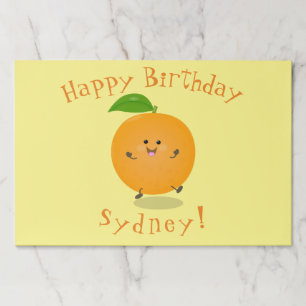 Bloc De Hojas Naranja de danza dulce cítricos