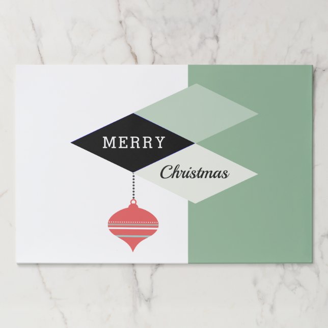 Bloc De Hojas Navidad retro de verano moderno (Anverso)