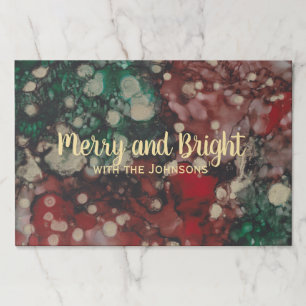 Bloc De Hojas Navidades Colores de la almohadilla de plástico de