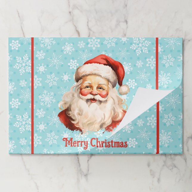 Bloc De Hojas Navidades de Placemat Large Sheets Santa Claus (Plegada)