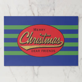 Bloc De Hojas Navidades Learaway Placemat Pad/Navidades Retro