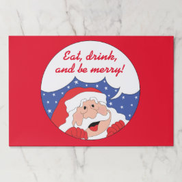 Bloc De Hojas Navidades Learaway Placemat Pad/Santa Claus dice