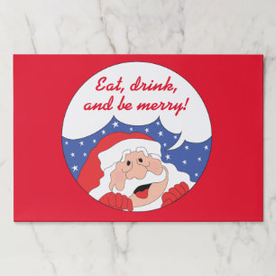 Bloc De Hojas Navidades Learaway Placemat Pad/Santa Claus dice