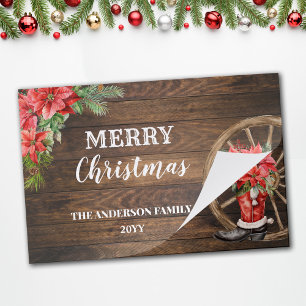 Bloc De Hojas Navidades occidentales Poinsettia Fiesta Paper Pla