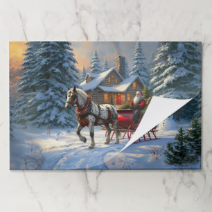 Bloc De Hojas Navidades Sleigh Santa