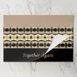 Bloc De Hojas Negro rosa y taúpe