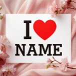 Bloc De Hojas Nombre del corazón<br><div class="desc">Escriba el nombre o texto deseado en la sección de nombres.</div>
