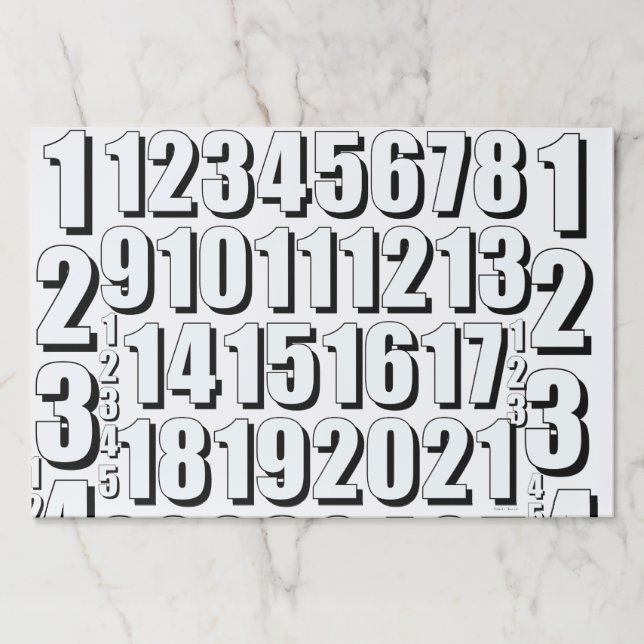 Bloc De Hojas Numbers Kids Coloring Sheets  (Anverso)