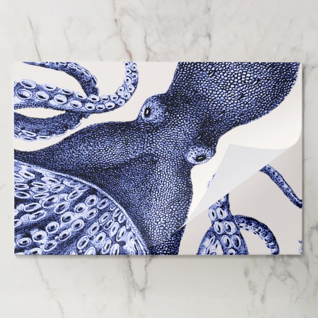 Bloc De Hojas Octopus azul paisajístico (Plegada)