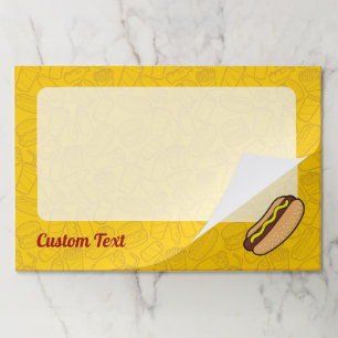 Bloc De Hojas Pad de papel Hotdog