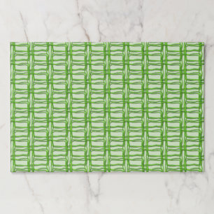 Bloc De Hojas Pad de Placemat - Malla tejida en verde