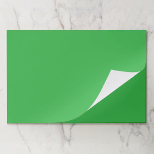 Bloc De Hojas pantalla verde con fondo blanco