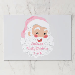 Bloc De Hojas Papá Noel en la plaza de papel de Navidades Gorras