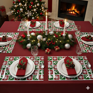 Bloc De Hojas Papel de ciervo y copos de nieve