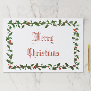 Bloc De Hojas Papel desechable Vintage Navidad Papel Desechable 