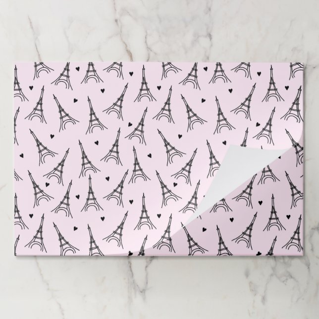 Bloc De Hojas Paris Eiffel Tower Birday Shower Paper Placemats