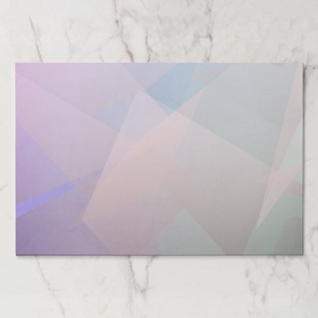 Bloc De Hojas Partículas voladoras abstractas | Formas geométric (Anverso)