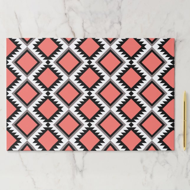 Bloc De Hojas Patrón azteca (In situ)