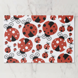 Bloc De Hojas Patrón De Ladybugs, Cute Ladybugs, Red Ladybugs