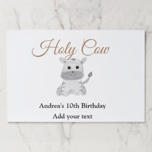 Bloc De Hojas Pequeña granja de vacas sagradas cumpleaños animal