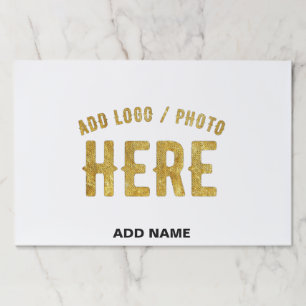 BLOC DE HOJAS PERSONALIZABLE MODERNO ESTILO BLANCO VERIFICADO MA