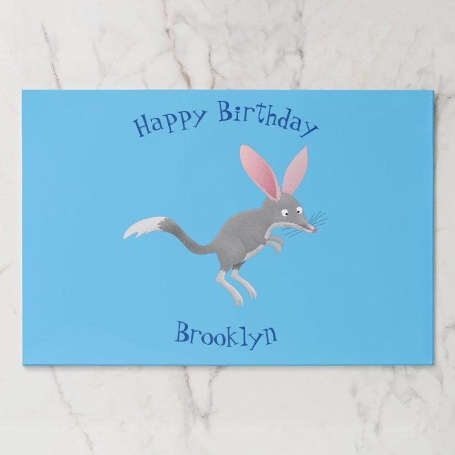 Bloc De Hojas Personalizado de bilby australiano feliz (Anverso)