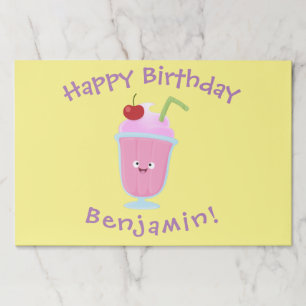 Bloc De Hojas Personalizado de helados de fresa de fresa