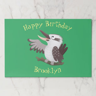 Bloc De Hojas Personalizado de kookaburra gracioso