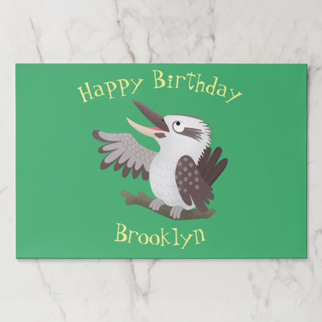 Bloc De Hojas Personalizado de kookaburra gracioso (Anverso)