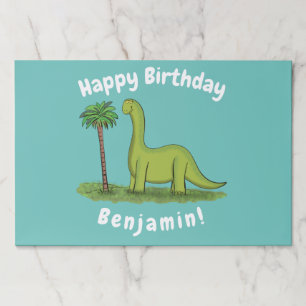 Bloc De Hojas Personalizado de los dinosaurios de brontosauro ve