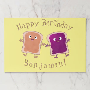 Bloc De Hojas Personalizado de mantequilla de cacahuate y sandwi