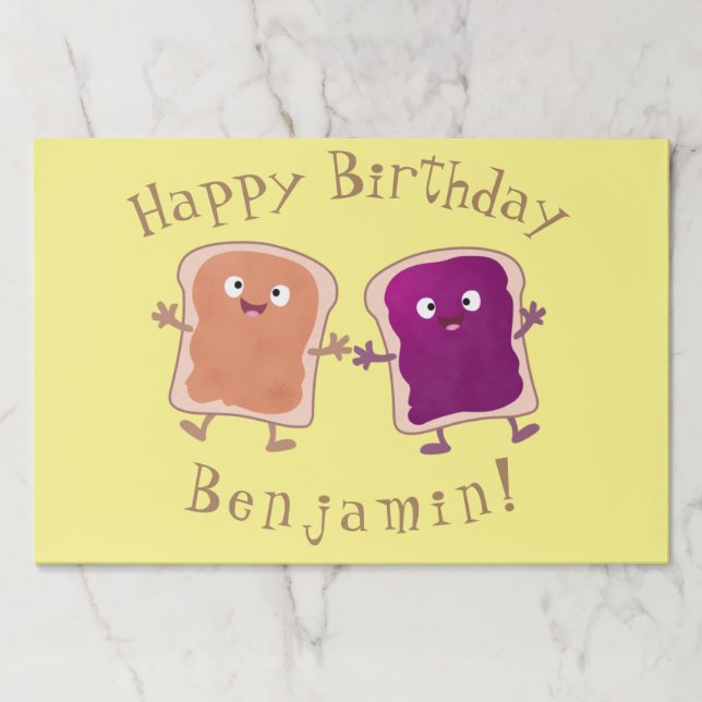 Bloc De Hojas Personalizado de mantequilla de cacahuate y sandwi (Anverso)