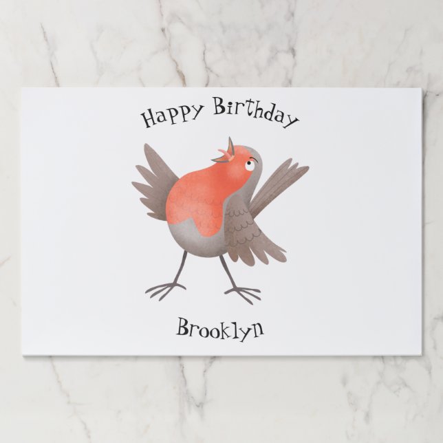 Bloc De Hojas Personalizado de pájaro de burro canto (Anverso)