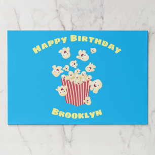 Bloc De Hojas Personalizado de palomitas de palomitas graciosas