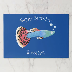 Bloc De Hojas Personalizado de peces tropicales adormilados