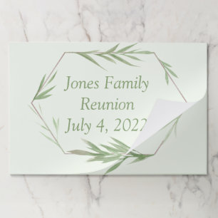 Bloc De Hojas Personalizado de vegetación encantadora con campos