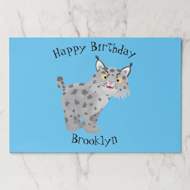 Bloc De Hojas Personalizado del lince del bobcat medio (Anverso)