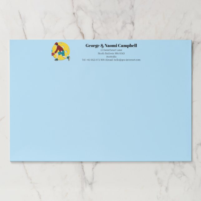 Bloc De Hojas Pickle Ball (Anverso)