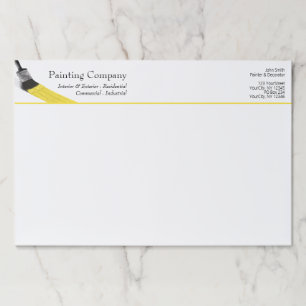 Bloc De Hojas Pintura de la empresa de servicios de pintores Bru