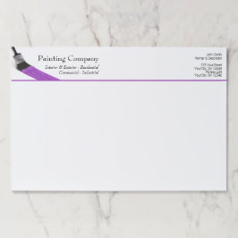 Bloc De Hojas Pintura de la empresa de servicios de pintores Bru